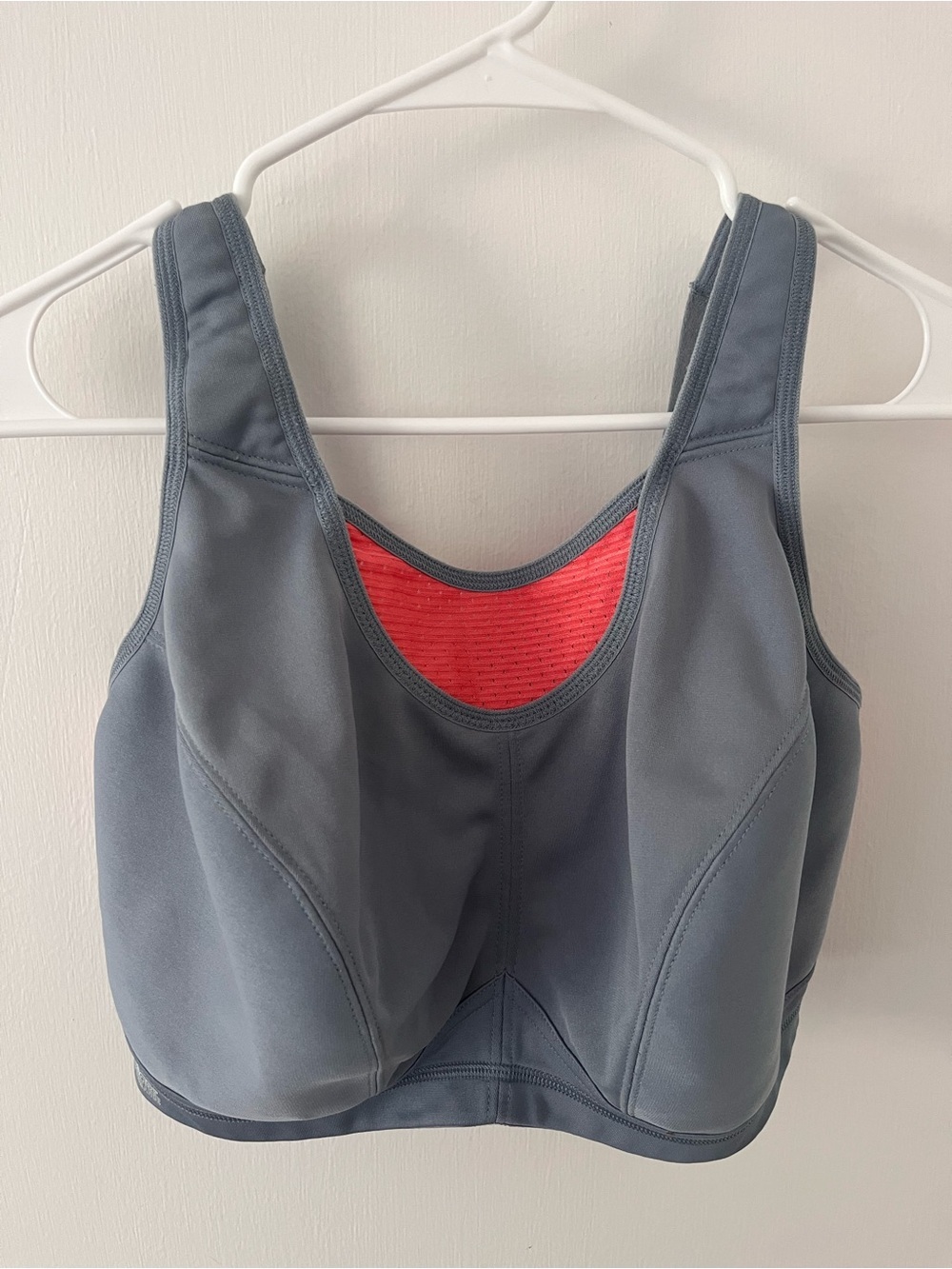 Glamorise Elite Performance Sports Bra No Bounce High Impact Coral Gray 38G